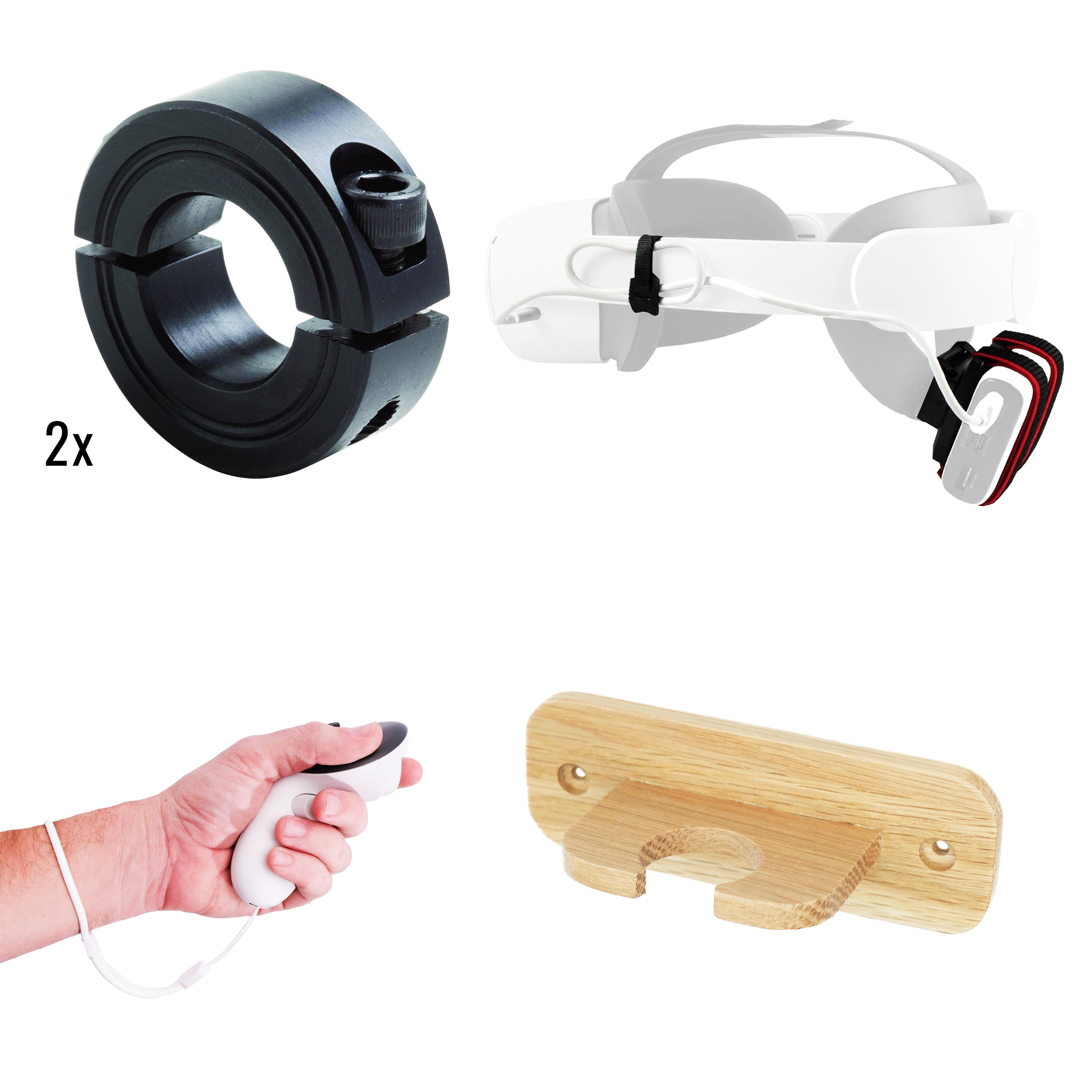 DriVR Elite Chrome - Stepped Steel Weighted Golf Club  - Compatible with Quest 2, 3/3s, and Pro