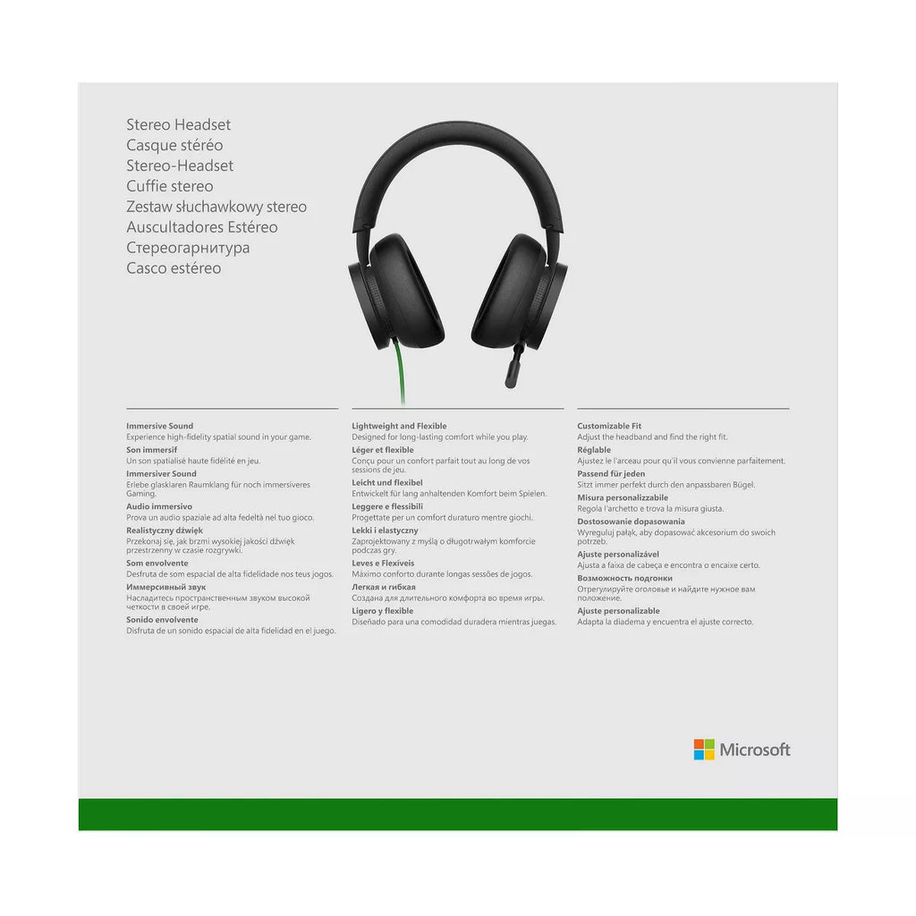 Xbox Wired Gaming Stereo Headset for Xbox Series X|S/Xbox One: Foam Cushions, 3.5Mm Jack