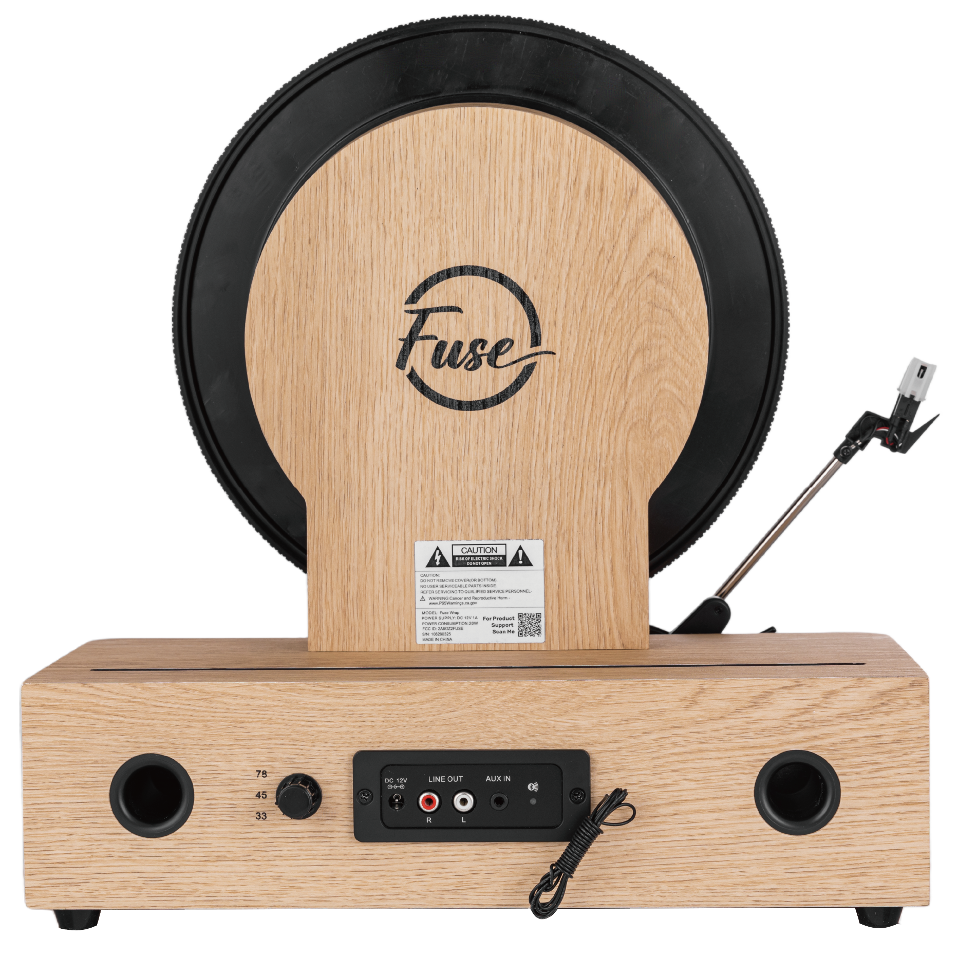 Fuse Wrap Vertical Vinyl Record Player